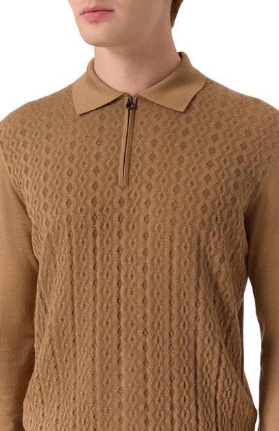 Поло из шерсти и шелка STEFANO RICCI, арт. KE08017P30/E25475, фото 5