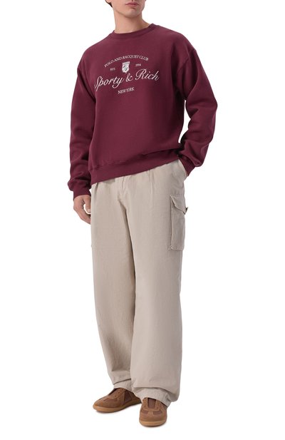 Хлопковый свитшот SPORTY AND RICH, арт. ST09875412RE02, фото 2
