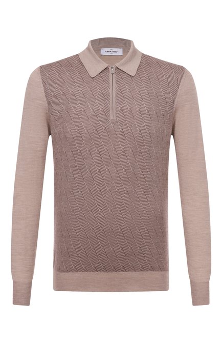 Мужская поло из шерсти и шелка GRAN SASSO, арт. 57137/13126