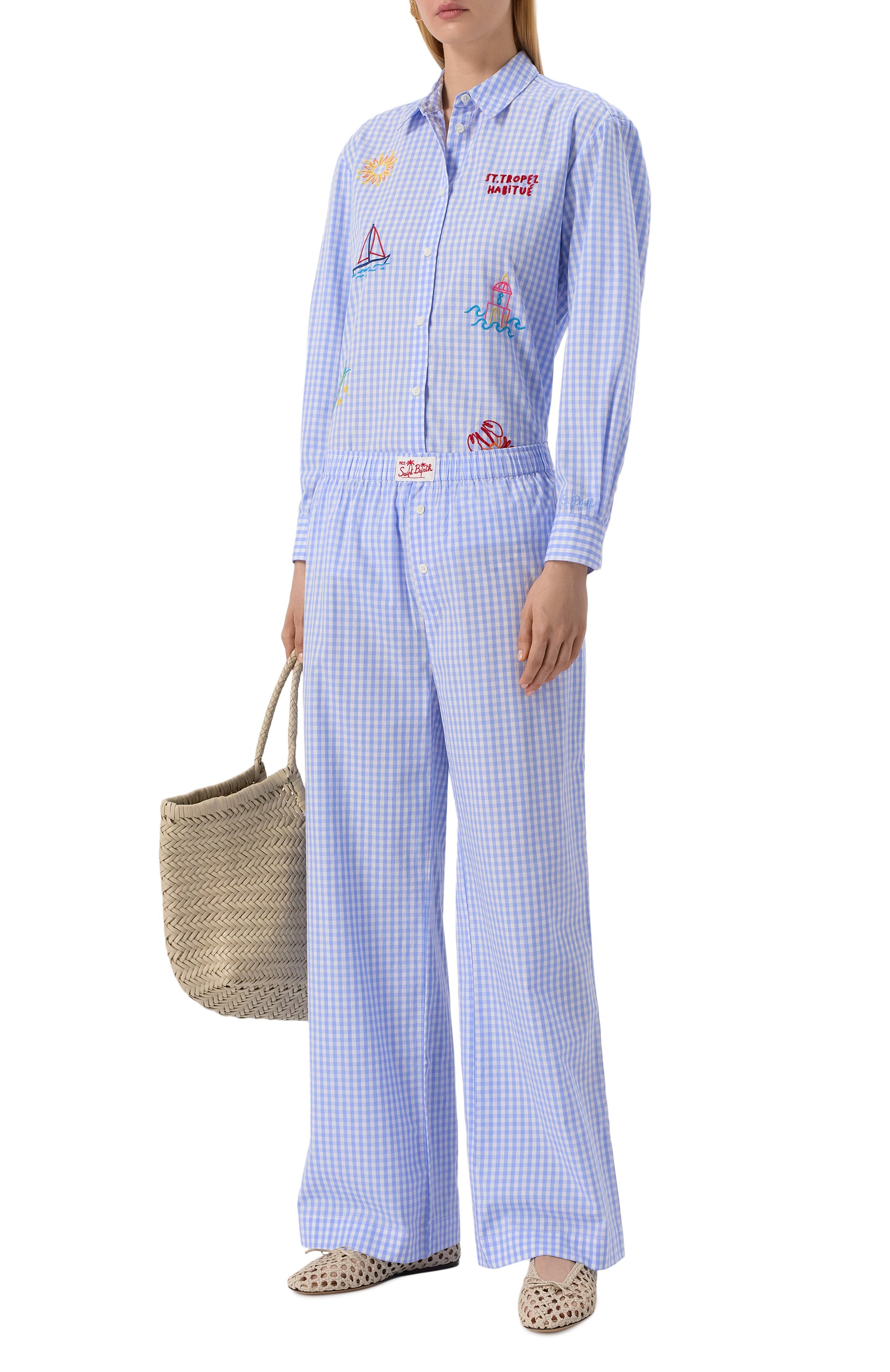 Хлопковые брюки MC2 SAINT BARTH, арт. STBW D0HA/00068H, фото 2