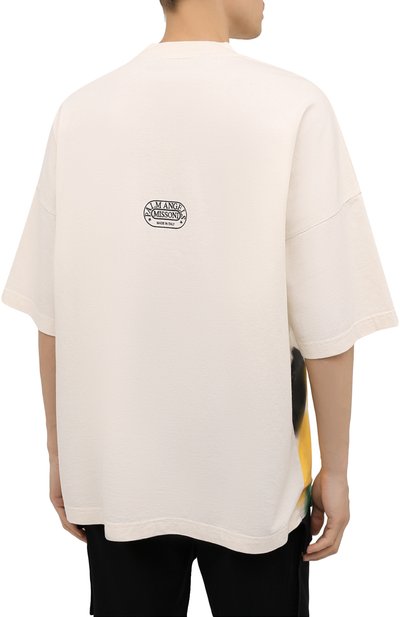 Хлопковая футболка palm angels x missoni PALM ANGELS, арт. PMAA041F21JER0060310, фото 4