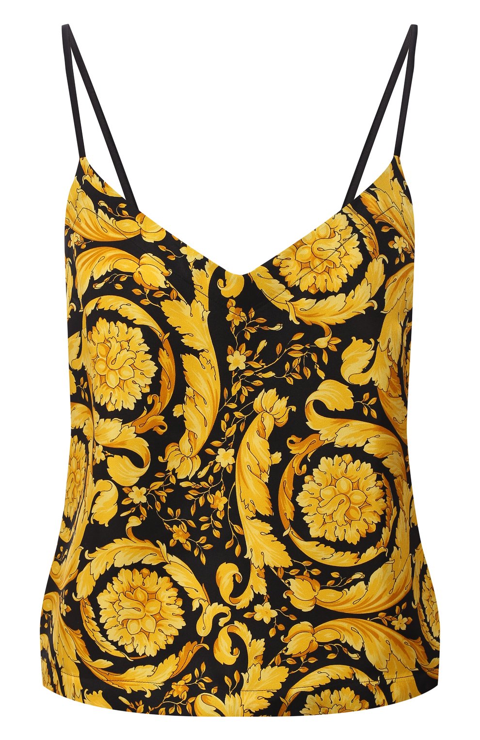 Шелковый топ VERSACE разноцветного цвета по цене 42450 руб., арт. AUD05060/A232999, фото 1 Шелковый топ VERSACE, арт. AUD05060/A232999, фото 1
