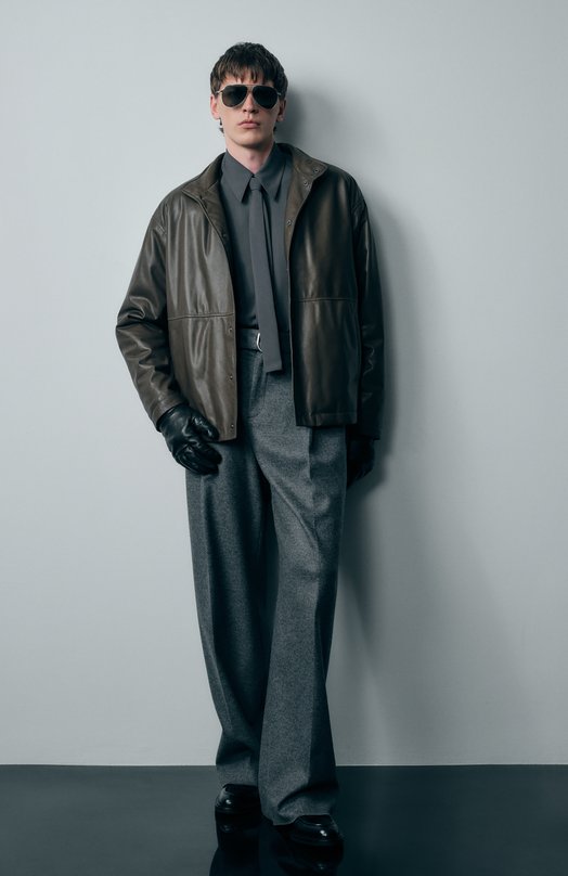 Шерстяные брюки Jil Sander J61KA0040-J40045 Серый  J61KA0040-J40045 Фото 6
