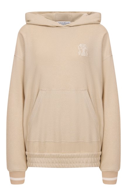 Женский худи из вискозы и хлопка BRUNELLO CUCINELLI, арт. MP930SN909