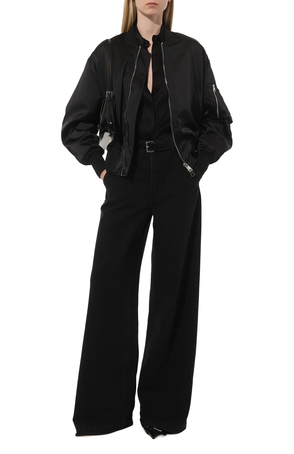 Утепленный бомбер DONDUP черного цвета по цене 87550 руб., арт. DJ607/RS0046D XXX, фото 2 Утепленный бомбер DONDUP, арт. DJ607/RS0046D XXX, фото 2