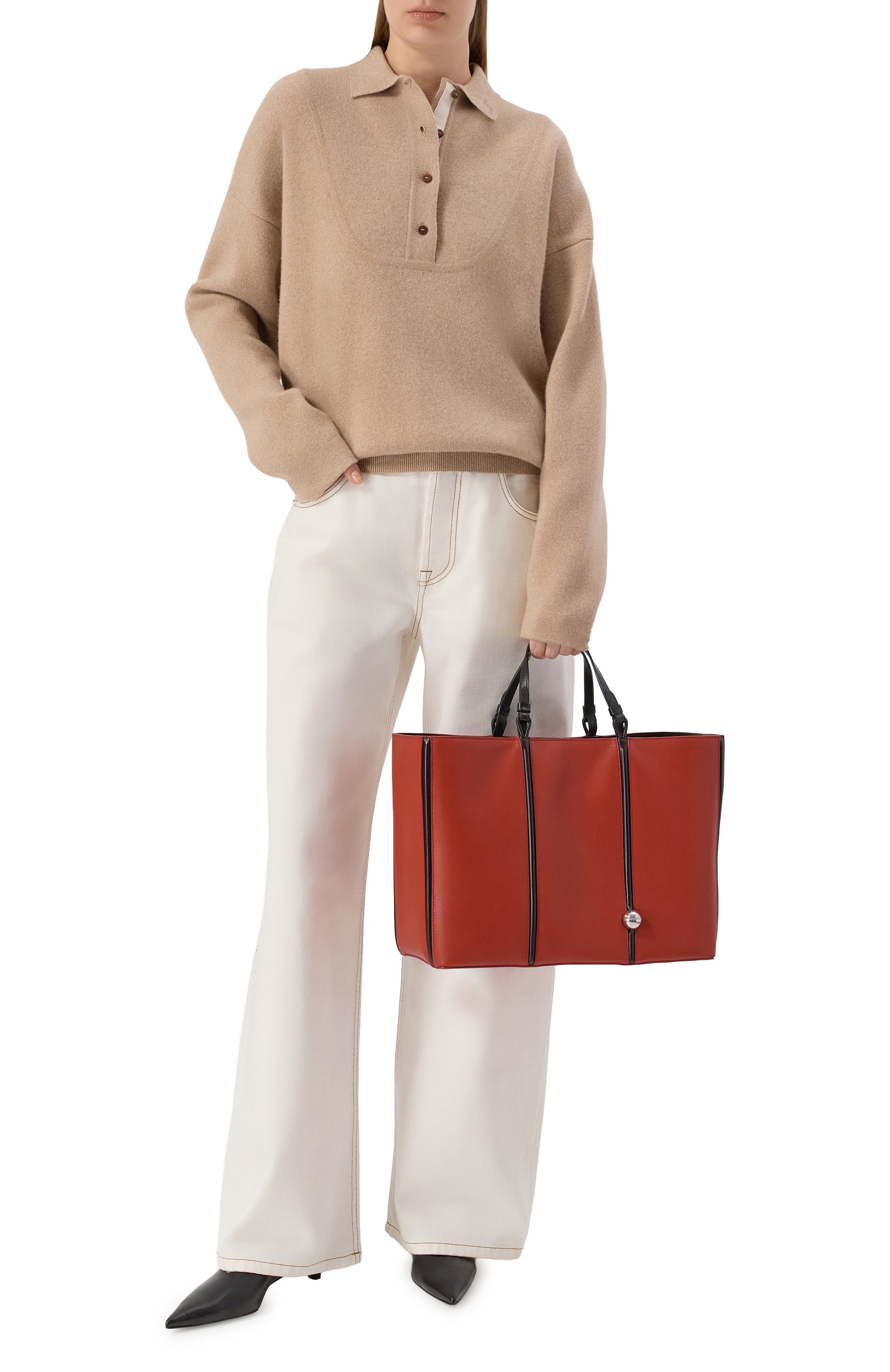 Сумка-тоут le cabas marino JACQUEMUS красного цвета по цене 156000 руб., арт. 24HBAU00426/AC03C06, фото 7 Сумка-тоут le cabas marino JACQUEMUS, арт. 24HBAU00426/AC03C06, фото 7