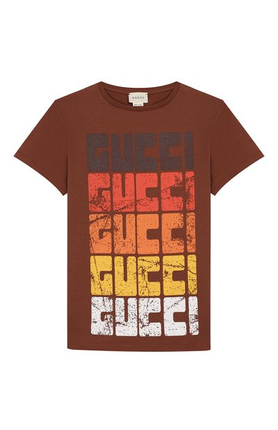 Хлопковая футболка GUCCI, арт. 547559/XJBC7, фото 1