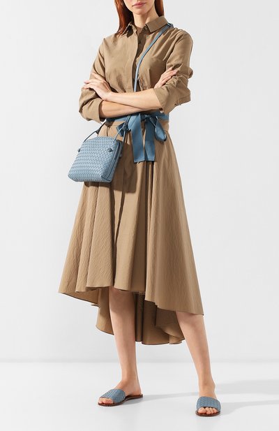 Кожаные шлепанцы BOTTEGA VENETA, арт. 409276/V0013, фото 2