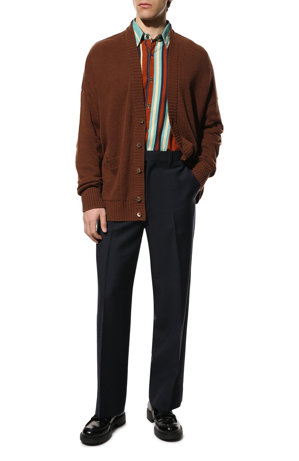 Кашемировый кардиган PRADA, арт. UMG109-1Z9F-F0005-221, фото 2