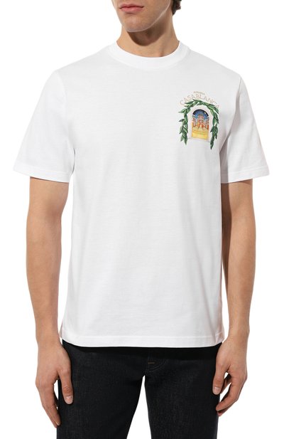 Хлопковая футболка CASABLANCA, арт. MS23-JTS-001-11, фото 3