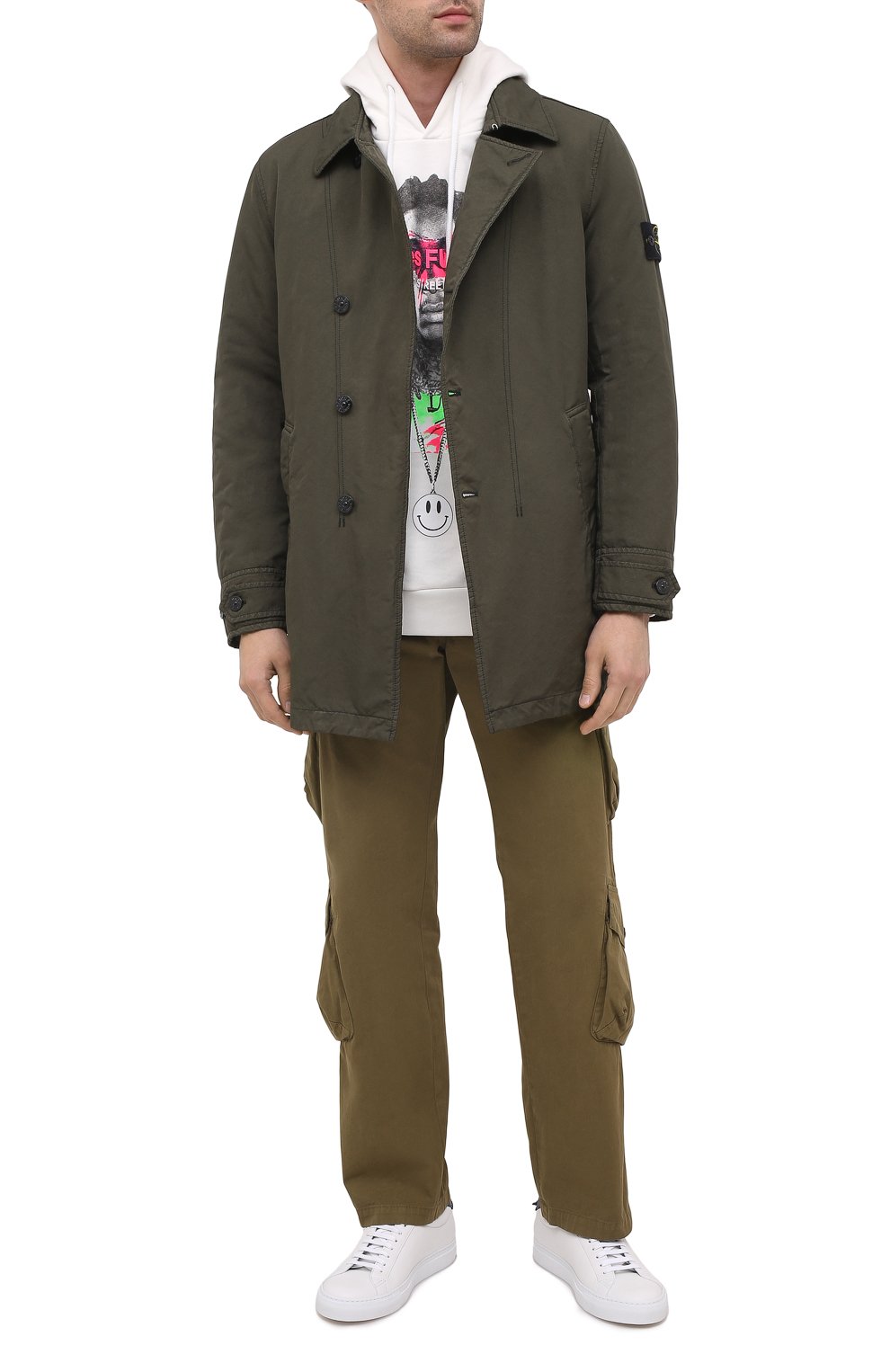 Утепленный плащ STONE ISLAND, арт. 731542149, фото 2
