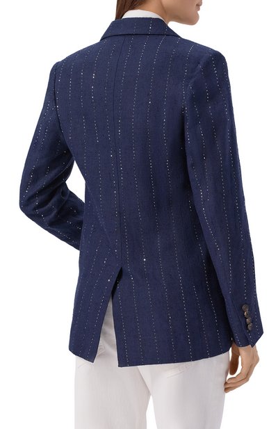 Жакет изо льна и шерсти KITON, арт. D60510K0940G, фото 4