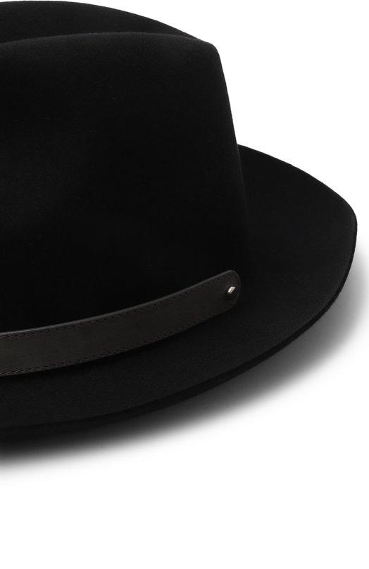 Шерстяная шляпа Agnona AK10U3YE/U1121E Чёрный  AK10U3YE/U1121E Фото 3