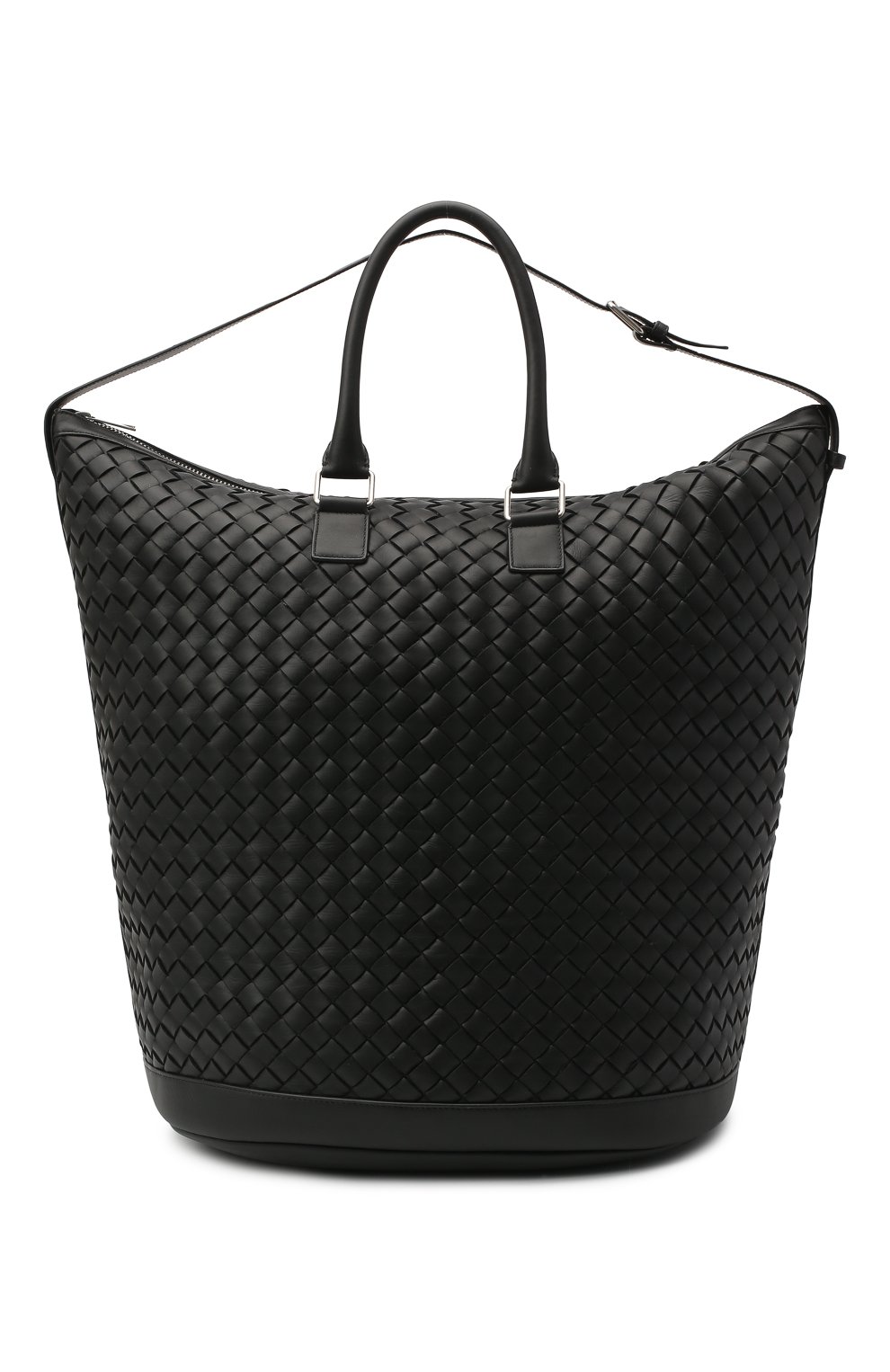 Кожаная сумка BOTTEGA VENETA черного цвета по цене 390500 руб., арт. 641023/V05J1, фото 6 Кожаная сумка BOTTEGA VENETA, арт. 641023/V05J1, фото 6