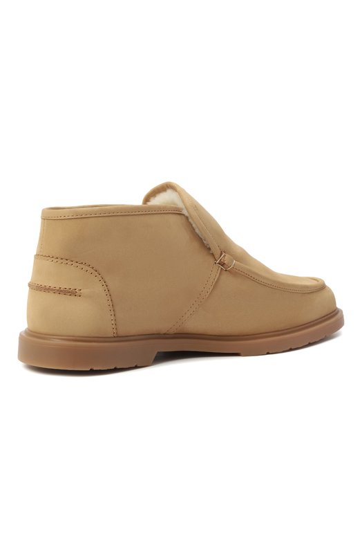 Замшевые ботинки Yves Salomon 26WAC616XXMLCV Бежевый  26WAC616XXMLCV Фото 5