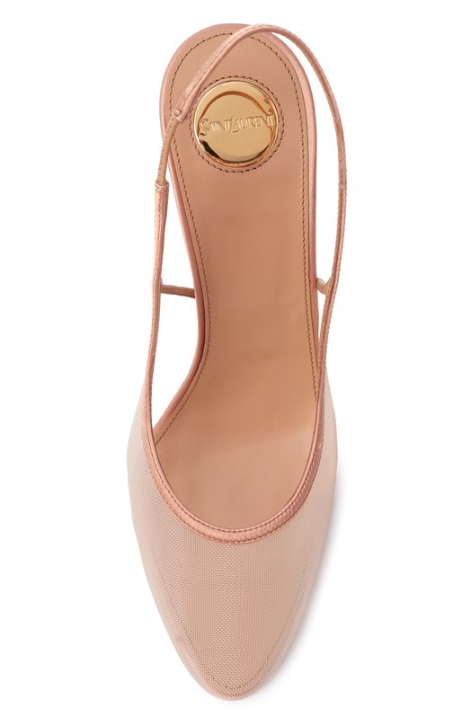 Текстильные туфли Anita 110 Saint Laurent 859082/2WJAI Бежевый  859082/2WJAI Фото 6