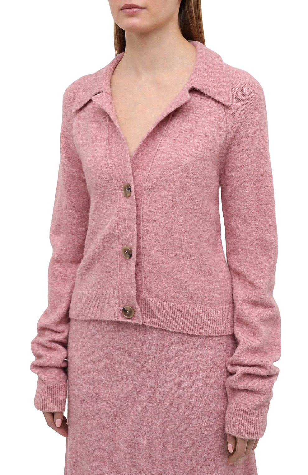 Кардиган NANUSHKA, арт. CADE_WASHED PINK_FLUFFY KNIT, фото 3