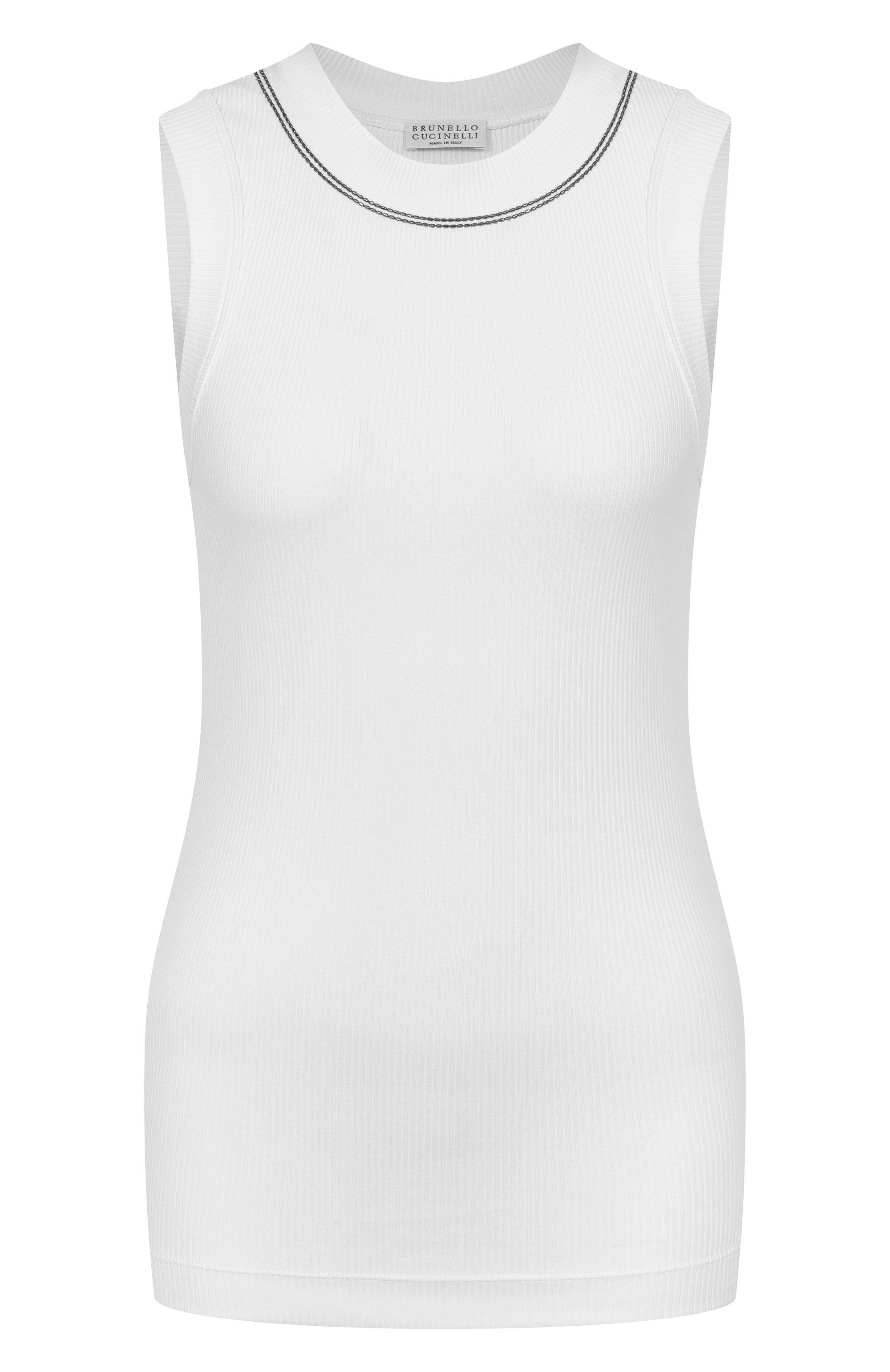 Хлопковый топ BRUNELLO CUCINELLI, арт. MG902BW700, фото 1