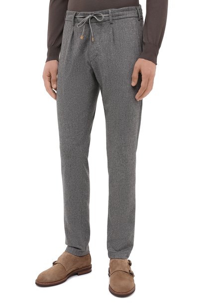 Брюки из шерсти и кашемира ELEVENTY PLATINUM, арт. B75PANB21 TES0B006, фото 3