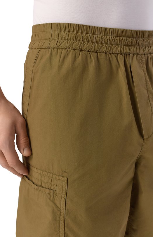 Хлопковые шорты Iceberg D070/0032 Хаки  D070/0032 Фото 5