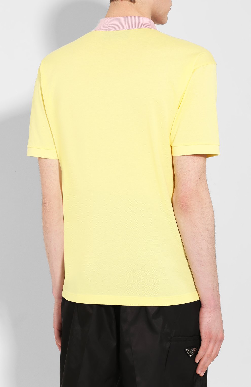 Хлопковое поло PRADA, арт. UJN650-1WKV-F00I8-201, фото 4