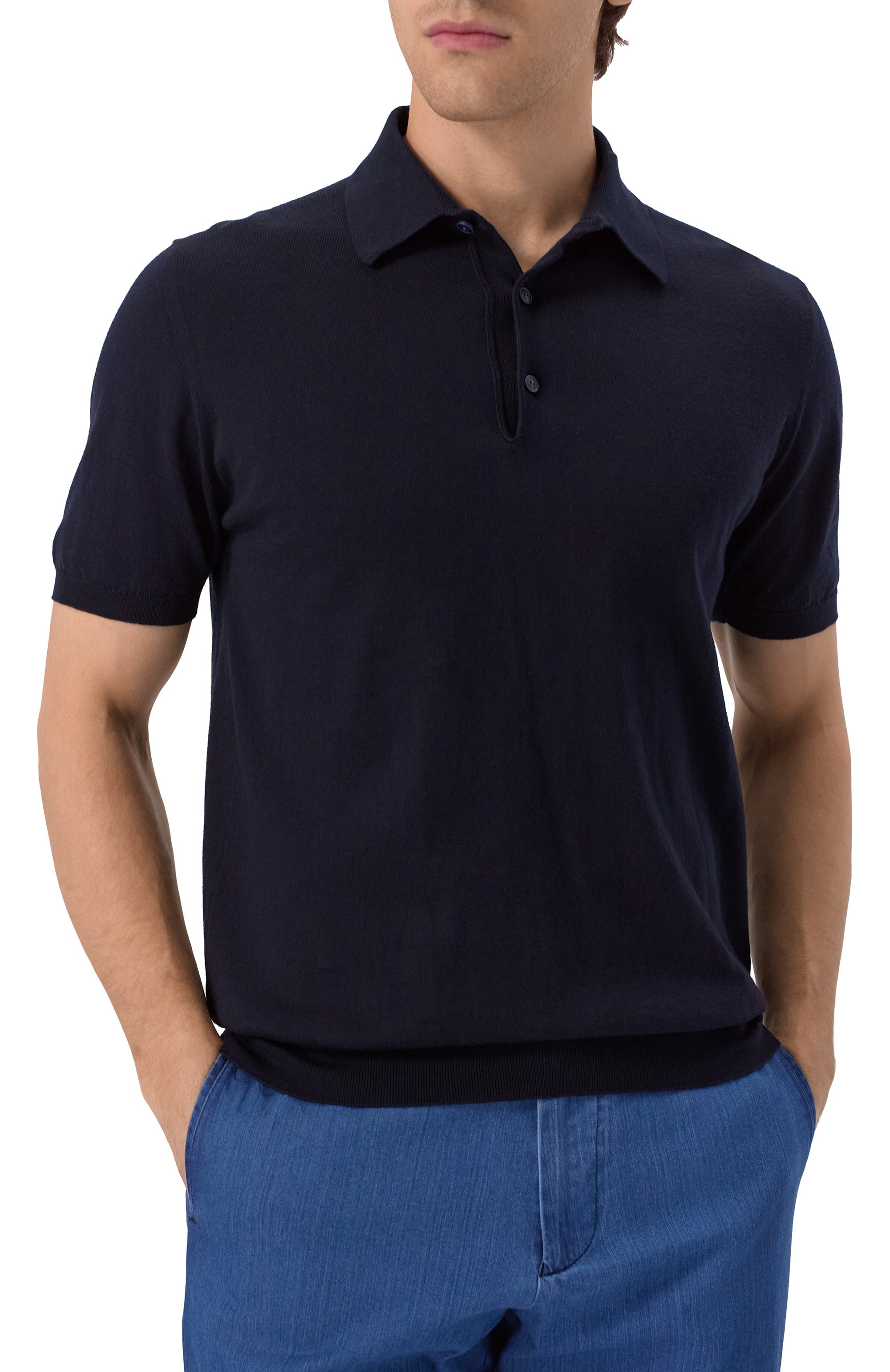 Хлопковое поло KITON, арт. UMKXX33K4, фото 3