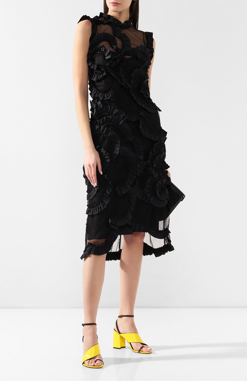 Платье 4 moncler simone rocha MONCLER GENIUS черного цвета по цене 112000 руб., арт. E1-09W-68113-02-549YZ, фото 2 Платье 4 moncler simone rocha MONCLER GENIUS, арт. E1-09W-68113-02-549YZ, фото 2