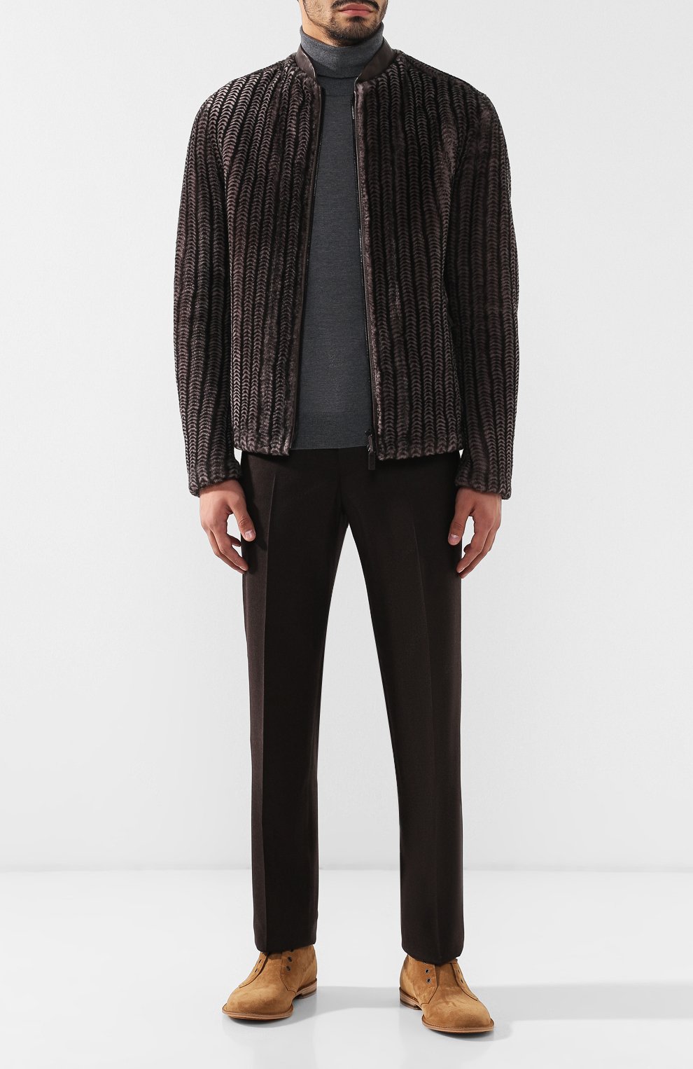 Шерстяные брюки ZILLI, арт. M0Q-40-38N--46438/0001, фото 2
