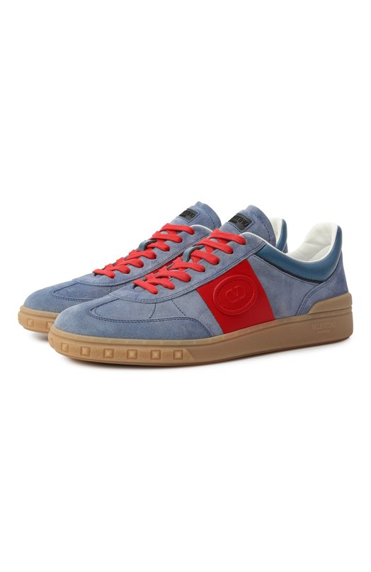 Замшевые кеды Upvillage Valentino 7Y2S0H77/LAL Серый 7Y2S0H77/LAL