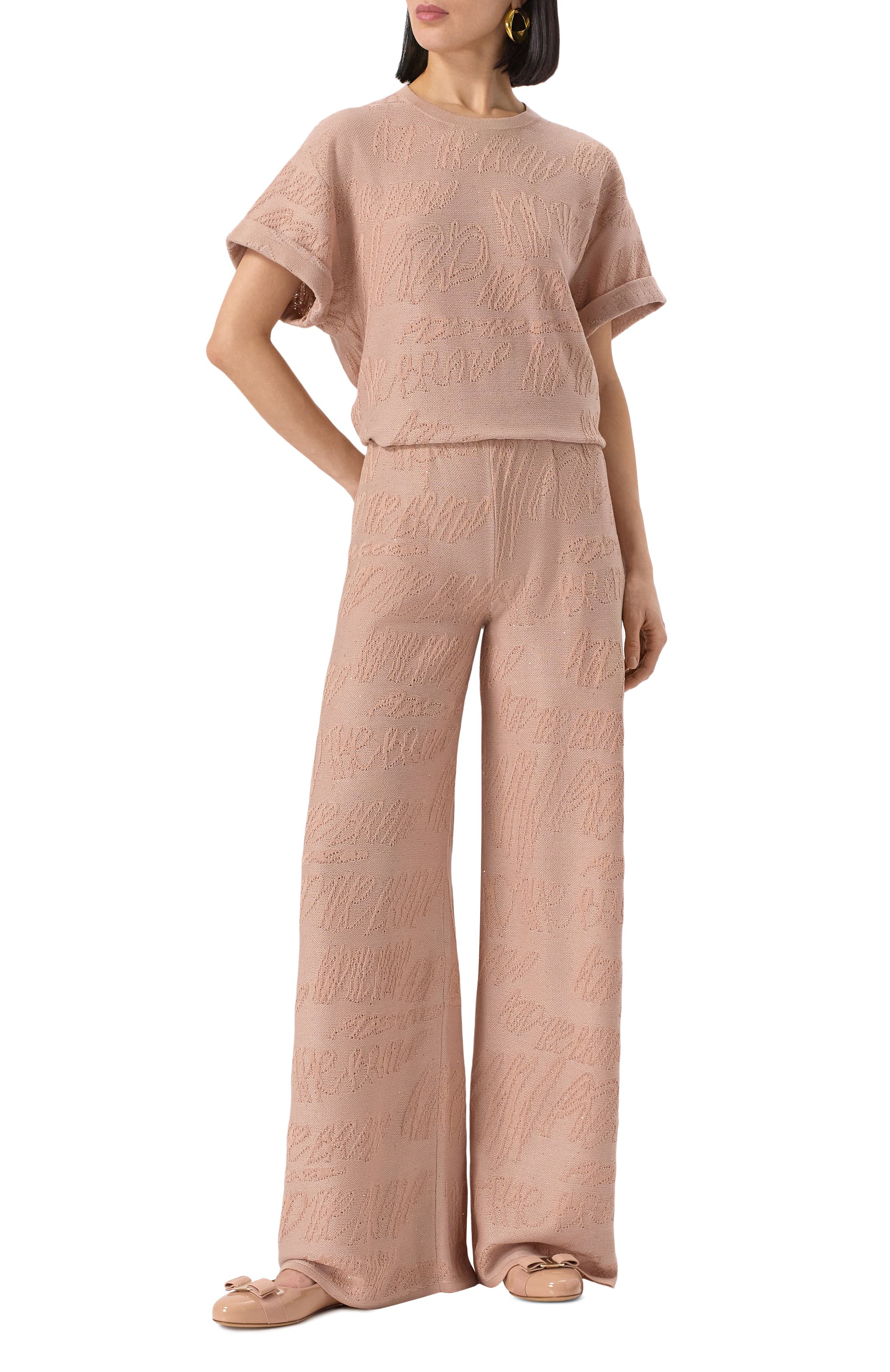 Брюки из хлопка и вискозы AND THE BRAND, арт. S25-P062-1204-301, фото 2