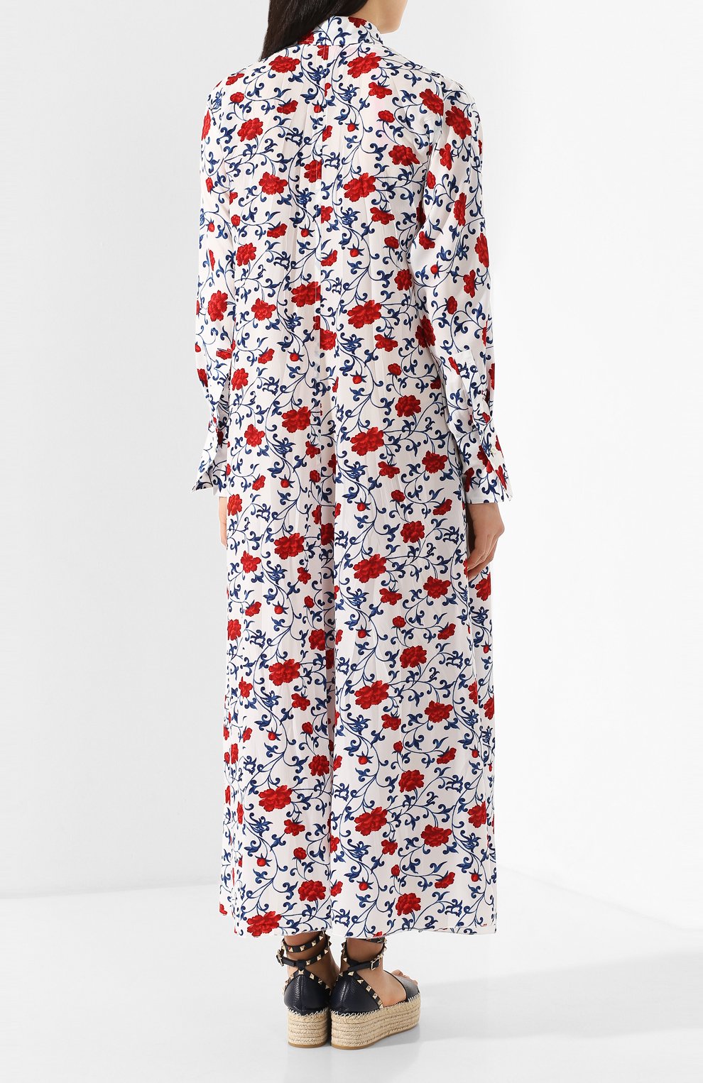 Платье с принтом YOHJI YAMAMOTO, арт. YS-D45-931, фото 4
