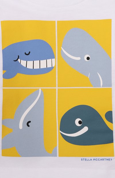Хлопковая футболка STELLA MCCARTNEY, арт. TY8560, фото 3