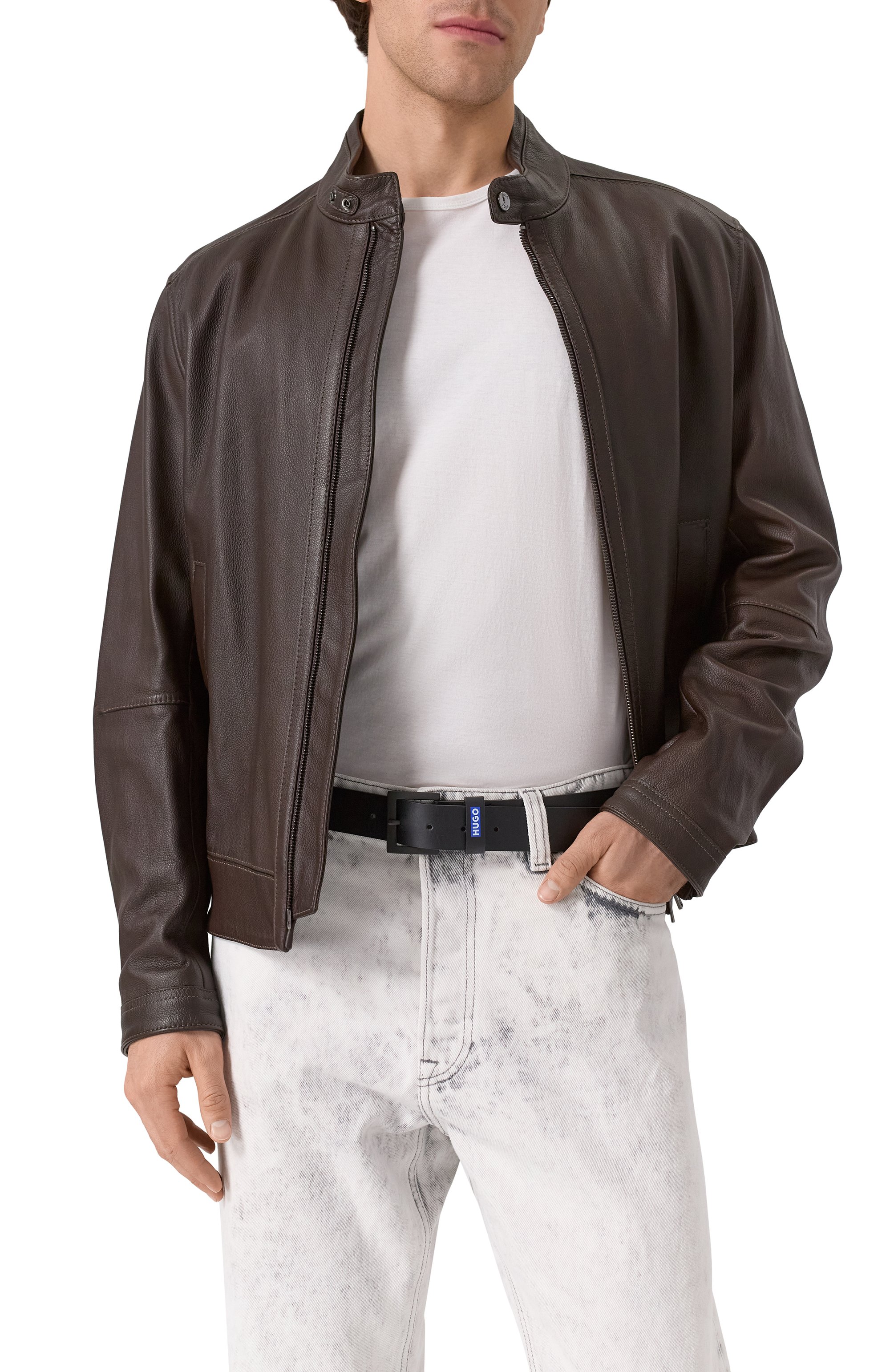 Кожаный ремень HUGO BLUE, арт. 50537105, фото 2