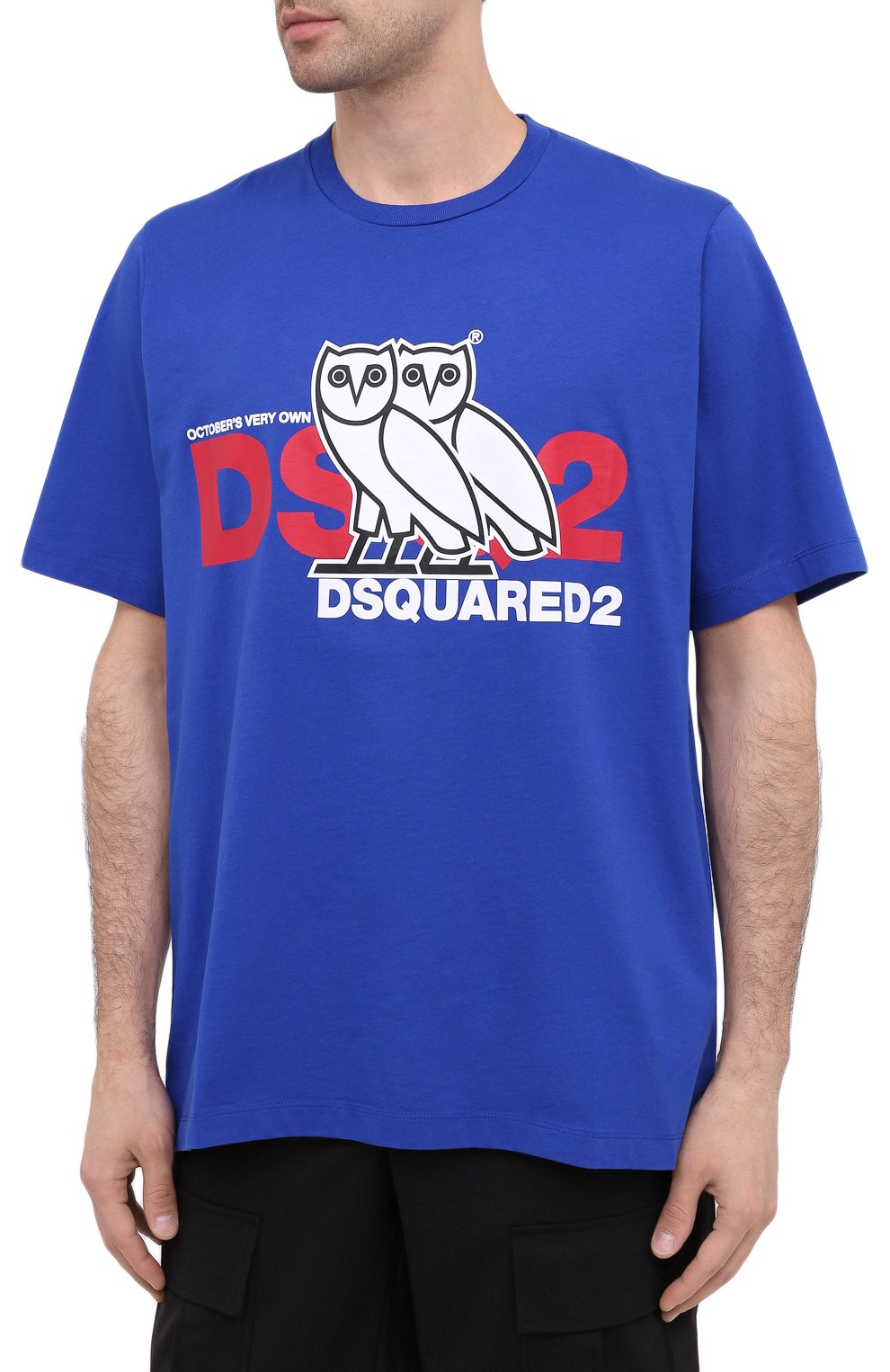Хлопковая футболка d2 x ovo DSQUARED2, арт. S74GD0765/S23009, фото 3