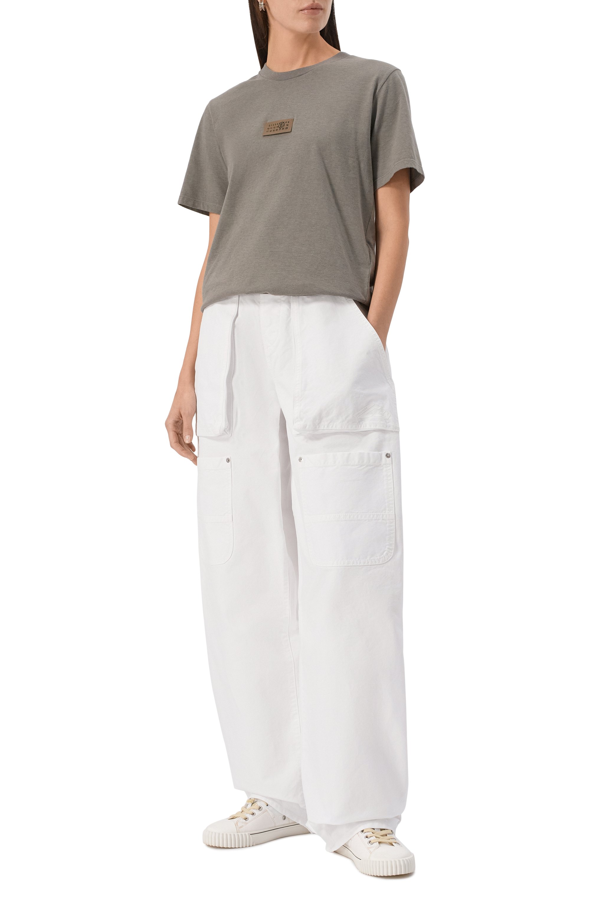 Хлопковая футболка MM6, арт. S52GC0356/M20048, фото 2