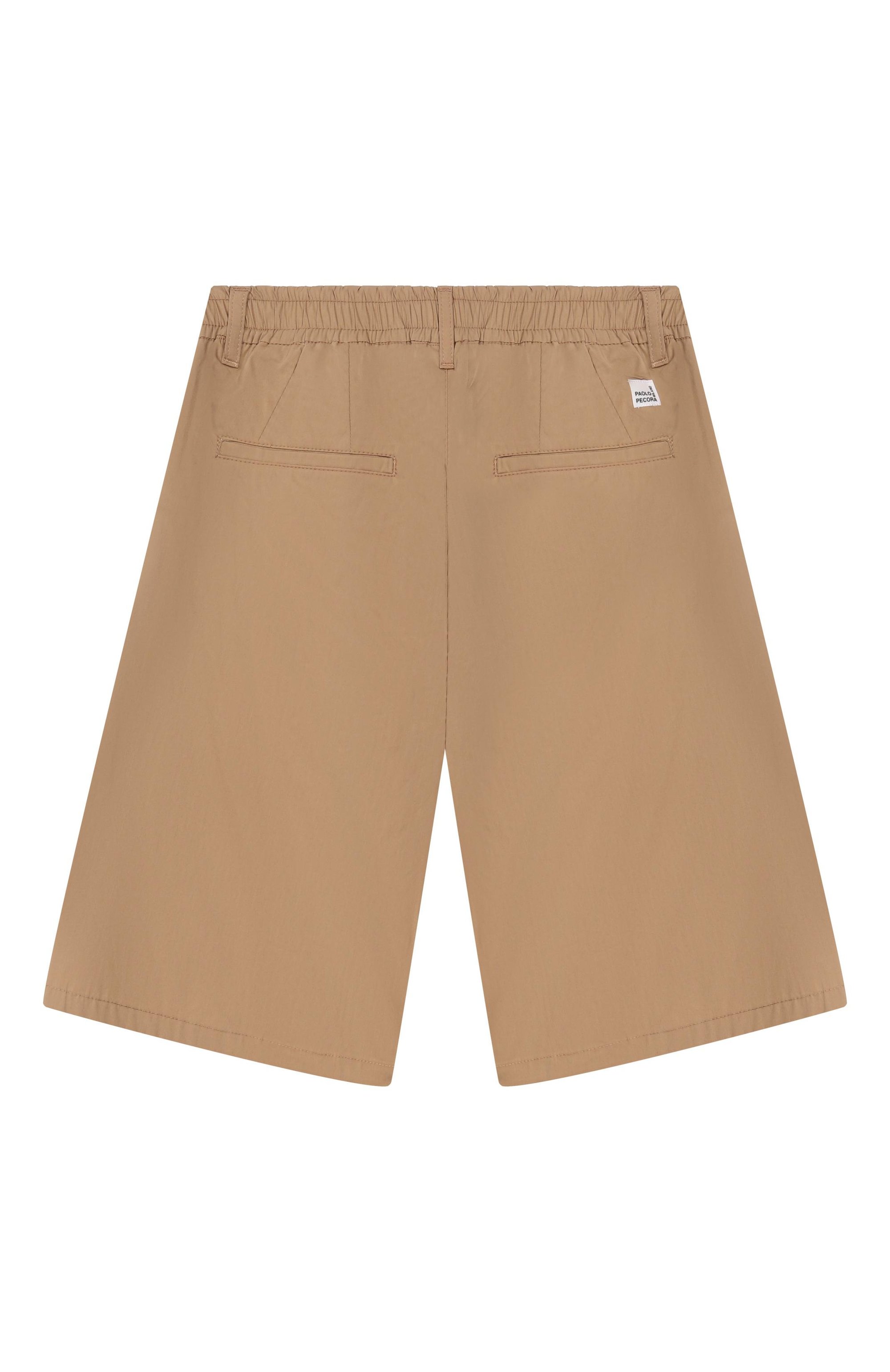 Хлопковые шорты PAOLO PECORA MILANO бежевого цвета по цене 13950 руб., арт. PP4315, фото 2 Хлопковые шорты PAOLO PECORA MILANO, арт. PP4315, фото 2