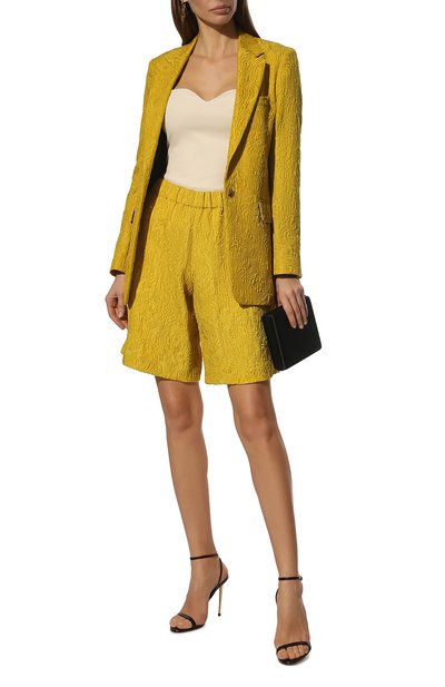 Жакет DRIES VAN NOTEN желтого цвета по цене 144500 руб., арт. 221-030428-4146, фото 2 Жакет DRIES VAN NOTEN, арт. 221-030428-4146, фото 2