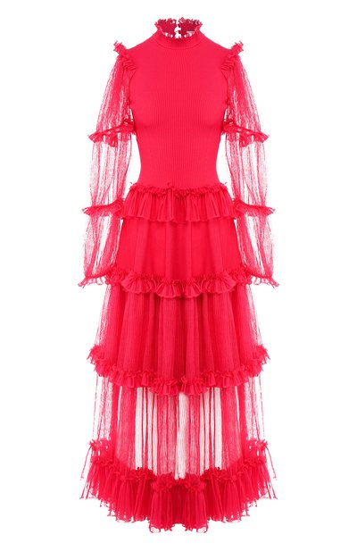 Женское шелковое платье ALEXANDER MCQUEEN, арт. 610759/Q1AM3
