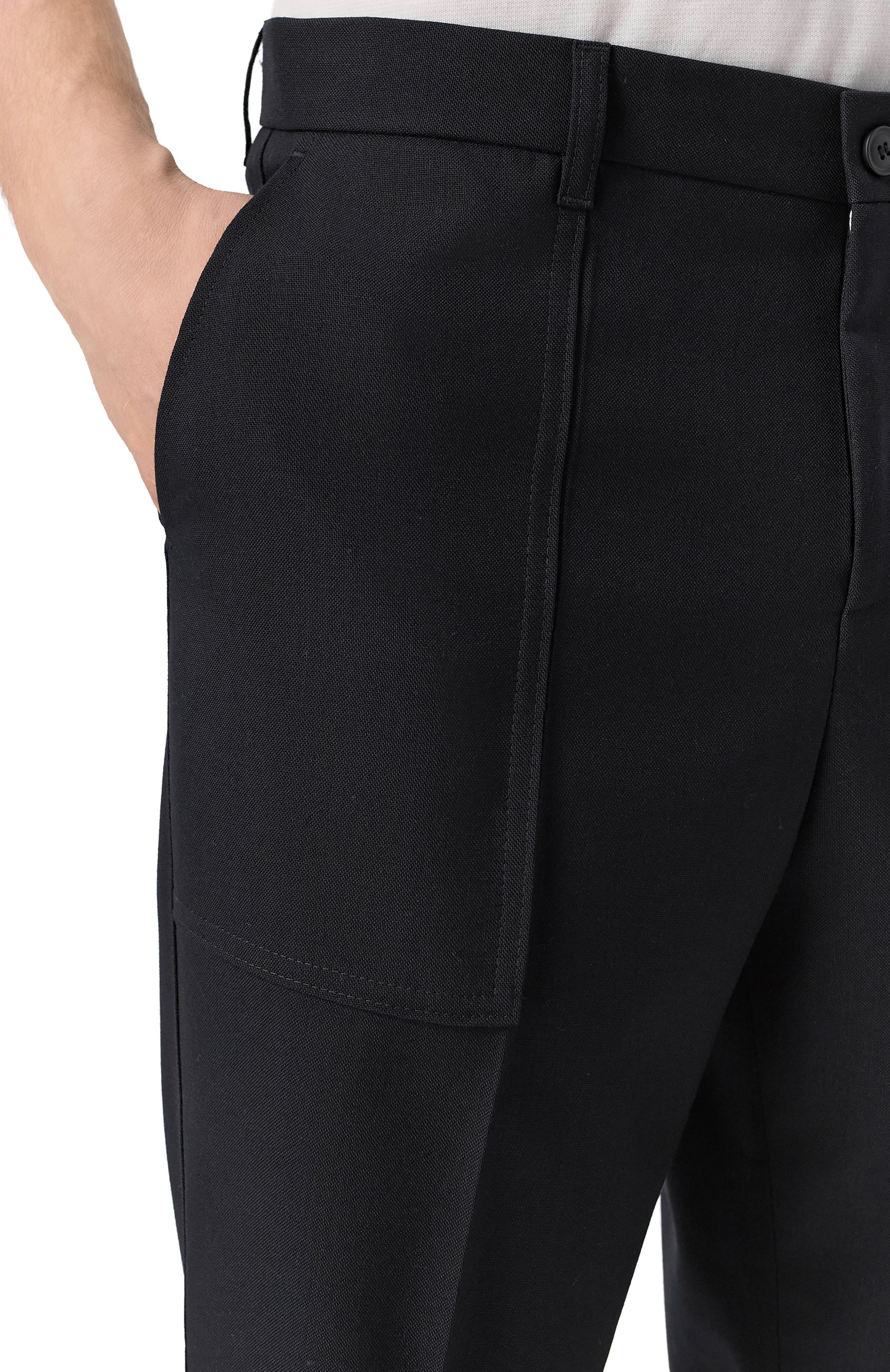 Шерстяные брюки BOSS, арт. 50546347, фото 5