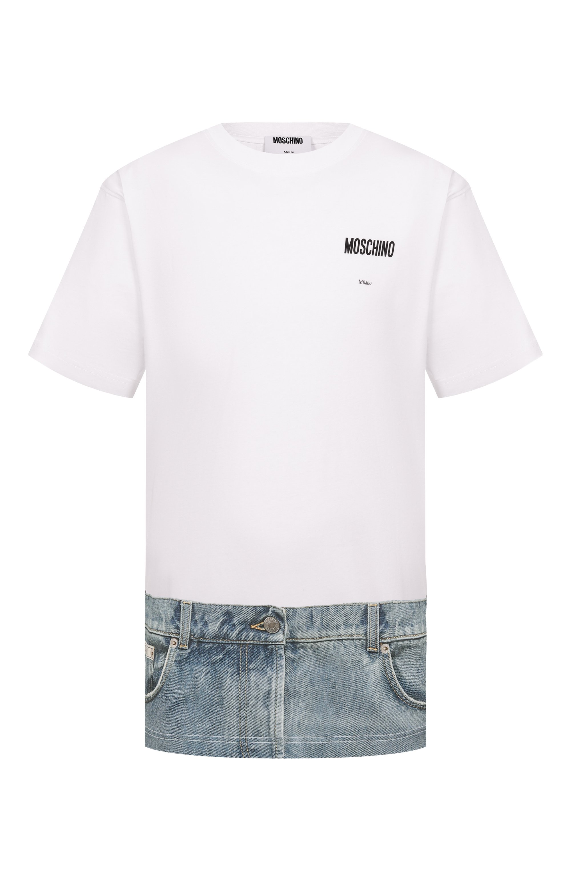 Хлопковая футболка MOSCHINO, арт. A0704/0241, фото 1