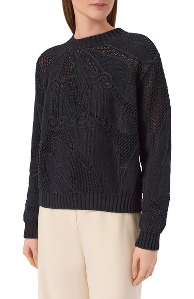 Хлопковый свитер MAX MARA, арт. MXMSALV0, фото 3