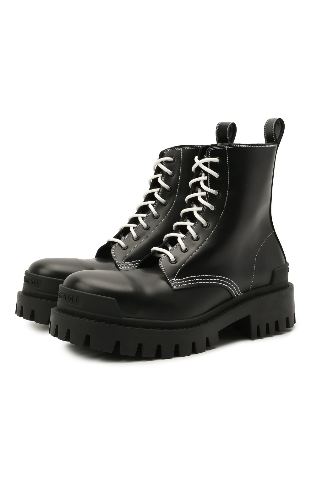 Кожаные ботинки 20 мм strike BALENCIAGA, арт. 590974/WA964, фото 1