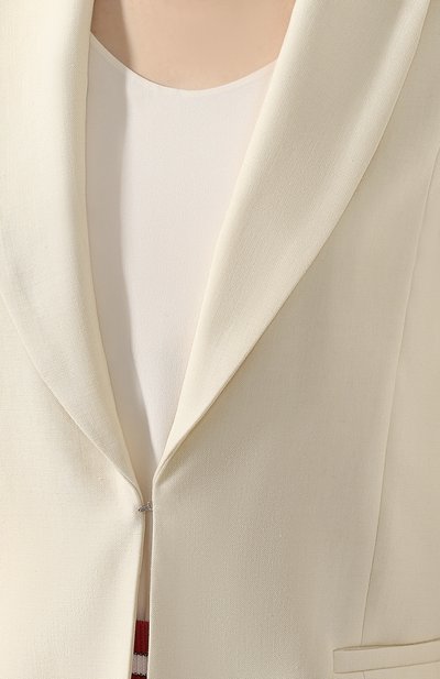 Жакет из смеси вискозы и льна VICTORIA, VICTORIA BECKHAM, арт. JKVV 077 SS19 VISC0SE LINEN BLEND, фото 5