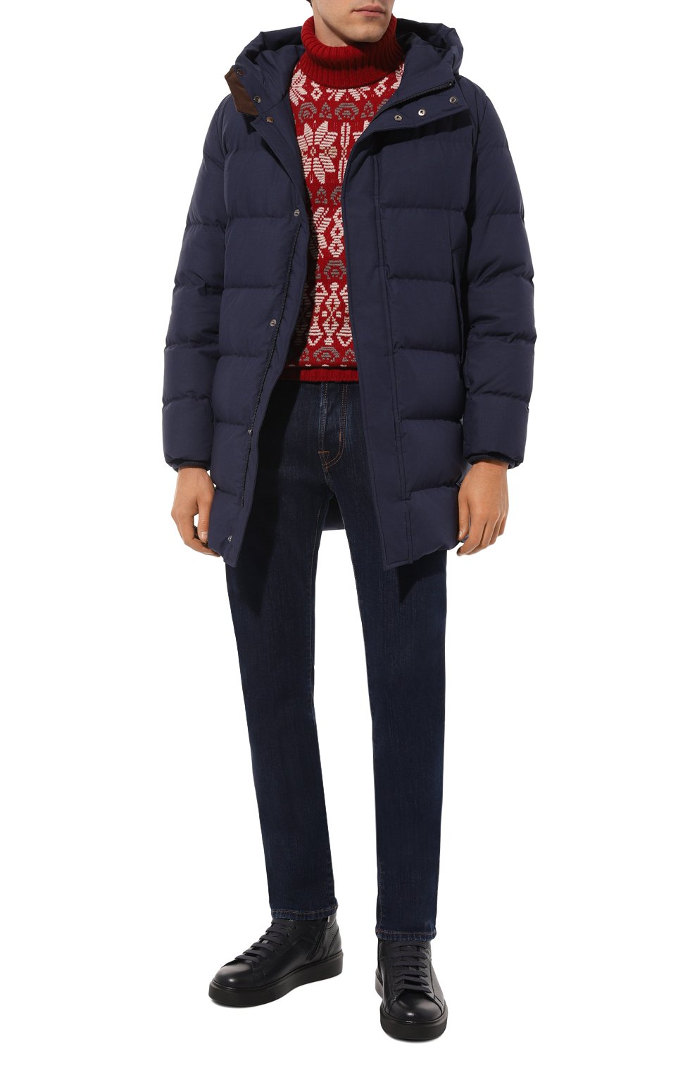 Кожаные кеды DOUCAL'S, арт. DU3321ALEXUJ235N, фото 2