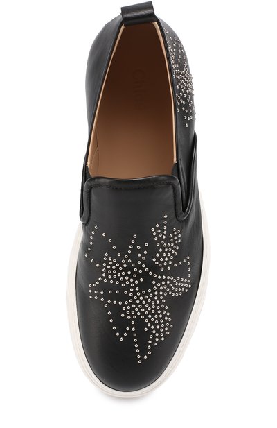 Кожаные слипоны ivy с заклепками CHLOÉ, арт. CH26142/E75, фото 5