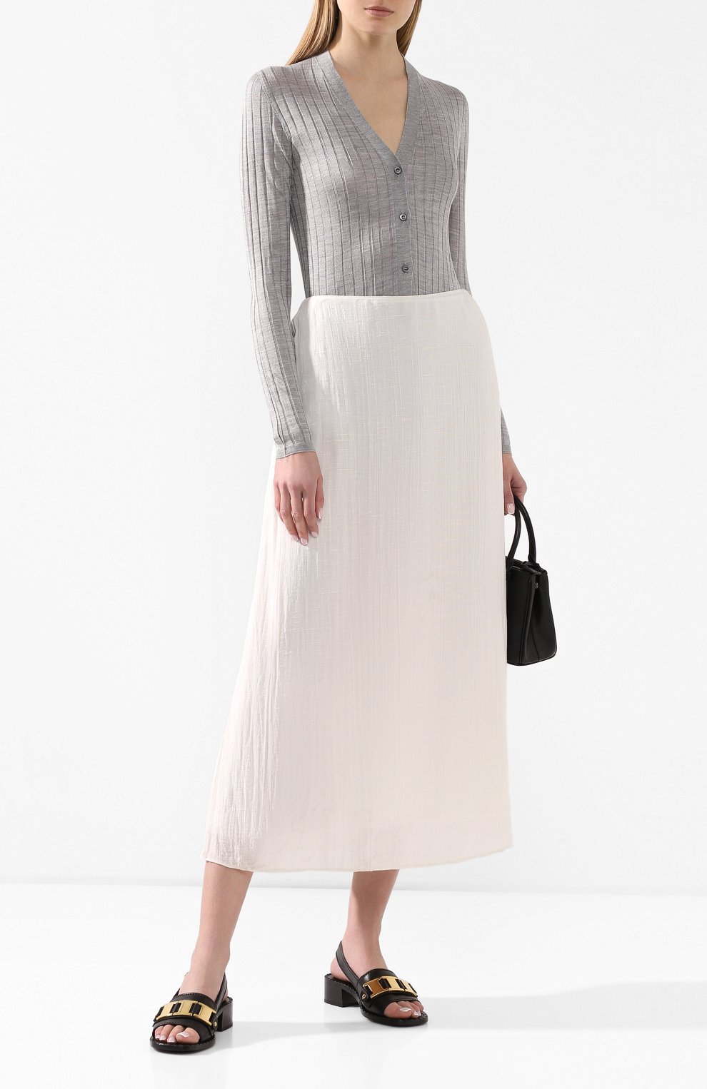 Шелковый кардиган PRADA, арт. P25H32-1WXM-F0031, фото 2