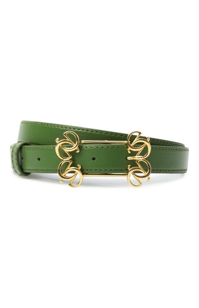 Женский кожаный ремень ELIE SAAB, арт. BE003S25/NL003/SAVANNAH GREEN