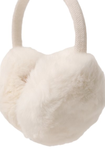 Шерстяные наушники с мехом YVES SALOMON ENFANT, арт. 20WEA310XXREXX, фото 3