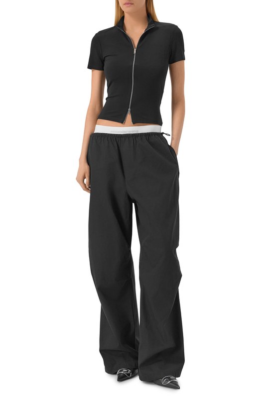 Кардиган из вискозы Alexander Wang 1CC2261305 Чёрный  1CC2261305 Фото 2
