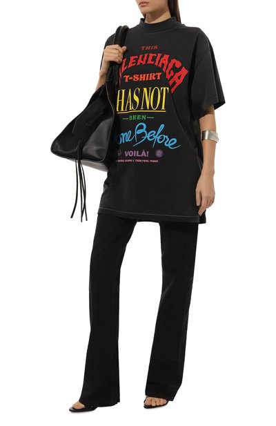 Хлопковая футболка BALENCIAGA, арт. 787349/TQVW4, фото 2